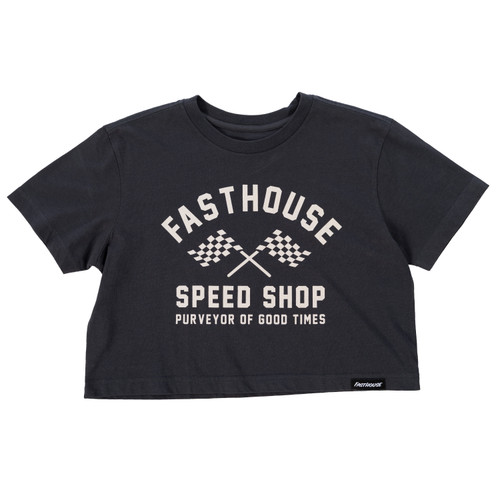 Fasthouse Women's Crossroad SS Crop Tee