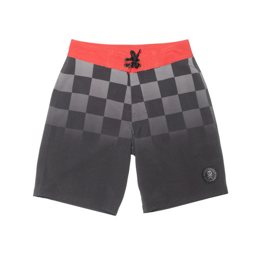 Fasthouse Youth Lost Boys Boardshort - Black / Red - 28