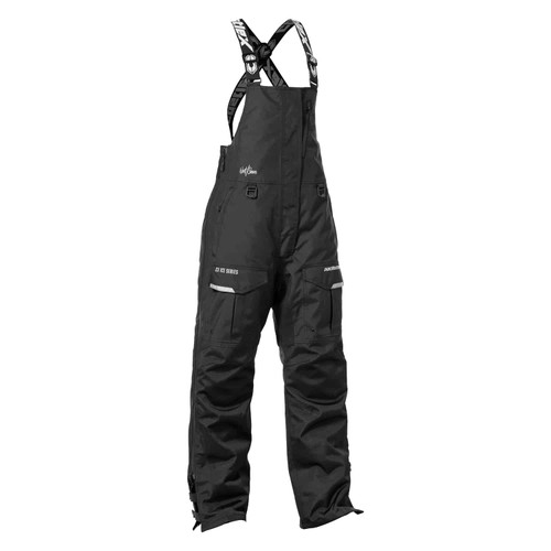 Castle X Women's West Short Ice Fishing Bib - Black Petite - 3XL (24-26)