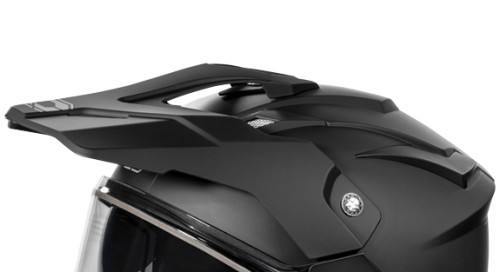 Castle X Replacement Visor for CX200 Dual Sport Helmet - Flat / Matte Black