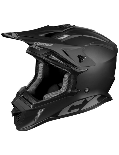 Castle X CX200 Solid Off-Road Helmet - Flat / Matte Black - 3XL