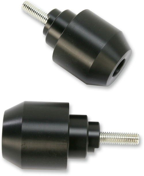 Powerstands Racing(PSR) Bar End Sliders - Black - Fits: 1991-2024 Honda (see list) #03-01900-02