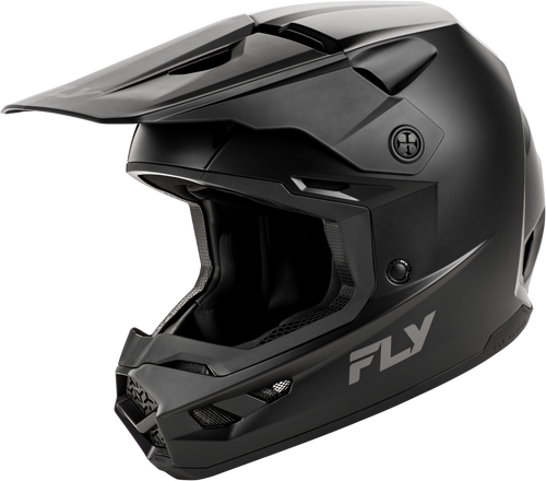 Fly Racing Youth Kinetic Solid Helmet - Matte Black - Small