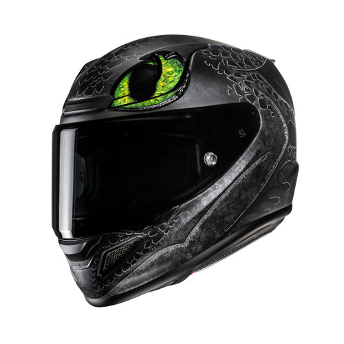 HJC RPHA 12N Toothless II Helmet - MC-4SF Black / Green - Large