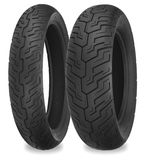 Shinko Tires 735 Series Front / Rear - 110/90-16 59S - Bias TL - Fits: 1984-2009 Honda, Suzuki, Yamaha (see list) #87-4479