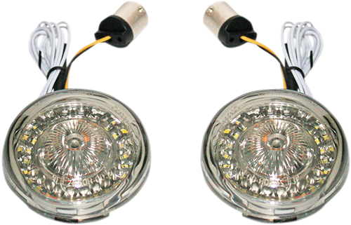 Custom Dynamics ProBEAM Dynamic Ringz Turn Signals - HDI 1156 - Amber - White