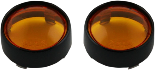 Custom Dynamics Bullet Signal Lenses - Black / Amber