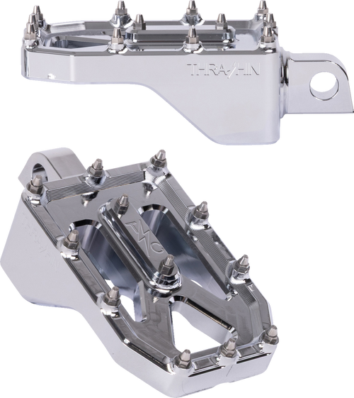 Thrashin Supply Co. Aggressor Foot Pegs - Rear - Fits: 1972-2025 Harley-Davidson 