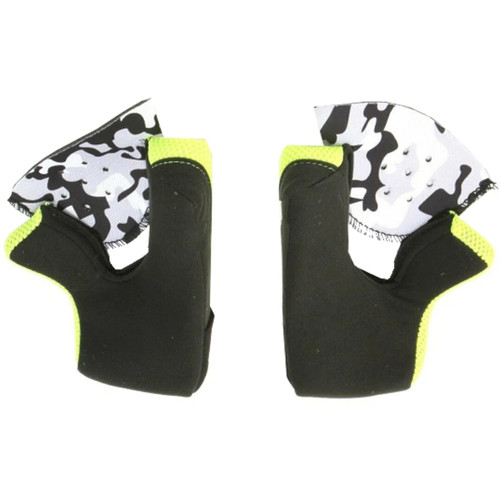 LS2 Gate Helmet Cheek Pads - Hi-Viz Yellow - Small