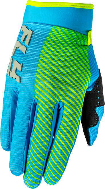 Fly Racing Youth F-16 Gloves - Blue/Hi-Vis - 2XS