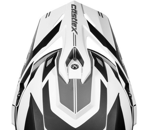Castle X Replacement Visor for CX200 Dual Sport Wrath Helmet - Flat / Matte White