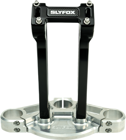 Slyfox Handlebar Riser Kit - Pullback - 1in. Clamping / 10in.  Rise - Black
