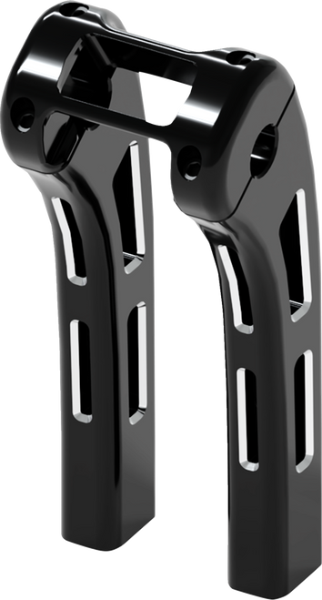 Magnum Shielding Ghost Risers 10in. w/ Softail Clamp - Black