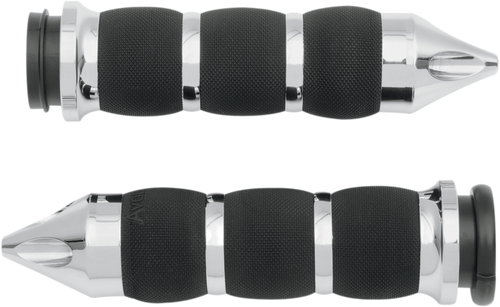 Avon Grips Spike Air Cushioned Grips - TBW - Chrome