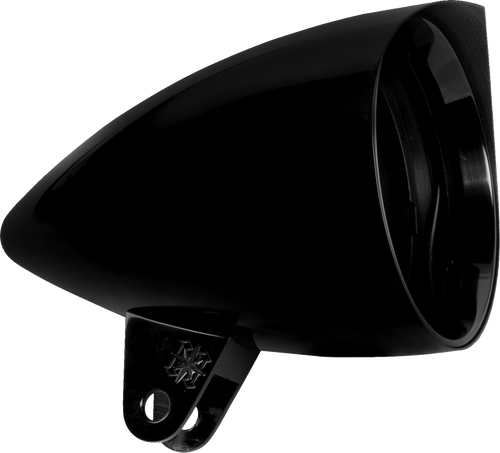 Headwinds Headlight Housing - 4-1/2" - Vampire Concours Rocket - Gloss Black