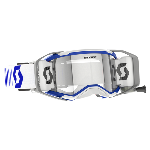 Scott Prospect 2.0 WFS Goggle - Doppler White / Blue Frame w/Clear Works Lens