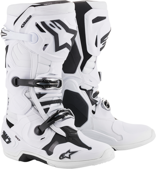 Alpinestars Tech 10 Boots - White - US 10 / EU 44.5