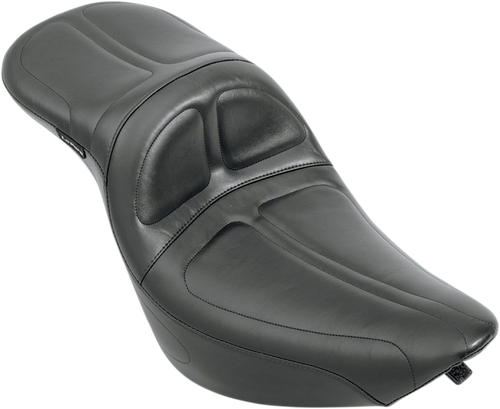 Le Pera Maverick Daddy Long Legs Seat - Black - Stitched - Fits: 2000-2007 Harley-Davidson (see list) #LX-910DL