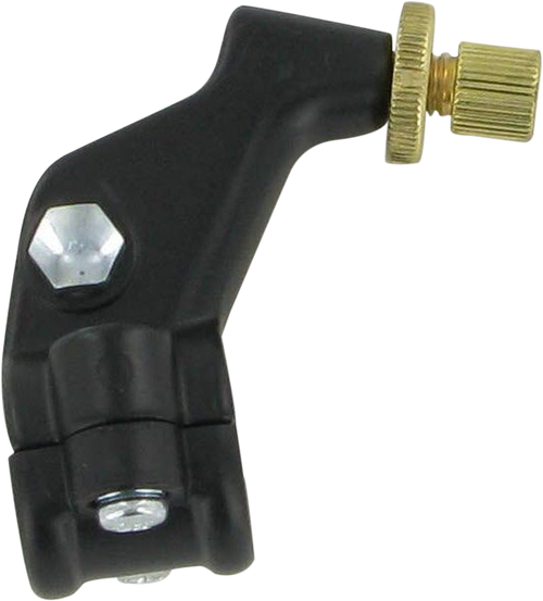 Parts Unlimited Two-Piece Black Lever Holder - Left - Fits: Yamaha, Suzuki & Kawasaki (see list)