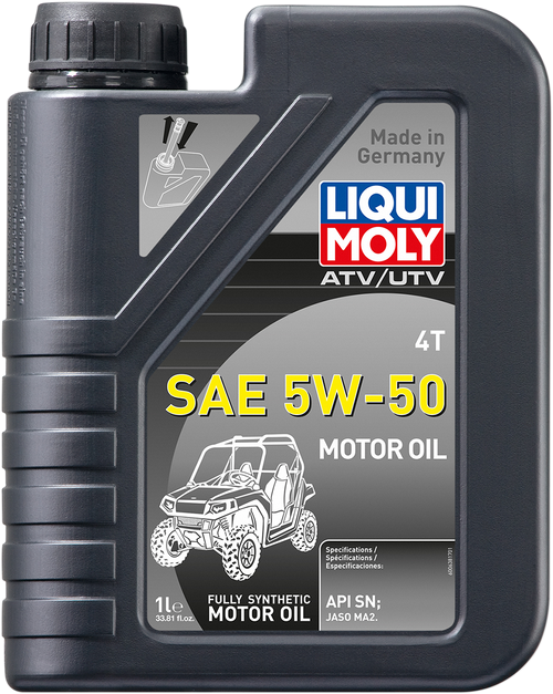 Liqui Moly ATV/UTV 4T Synthetic Engine Oil - 5W-50 - 1 Liter