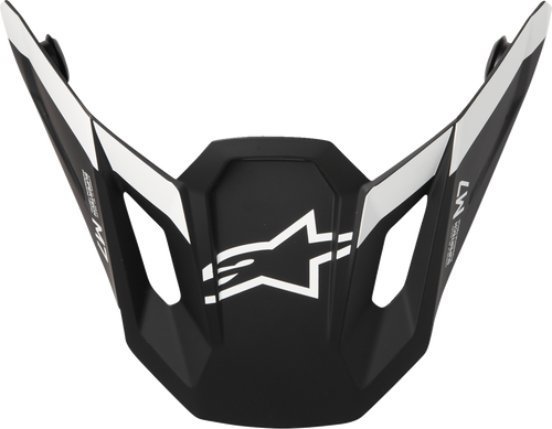 Alpinestars SM7 Visor - Dasher - ECE 22.06 - Black / Matte White