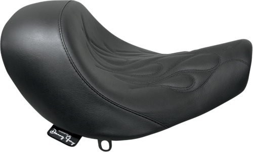 Danny Gray Speed Cradle Solo Seat - Flame Stitched - FXCW/C '08-'11 - Fits:2008-2010 Harley-Davidson (see list)