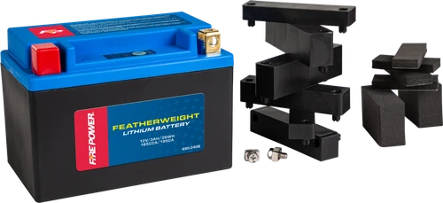 Fire Power Featherweight Lithium Battery - 180 CCA 12V/36WH - Fits:1990-2017 Arctic/Cat/Honda/Husaberg/Hyosung/KTM/Kawasaki/Kymco/Polaris/Suzuki/Triumph/Yamaha (see list)