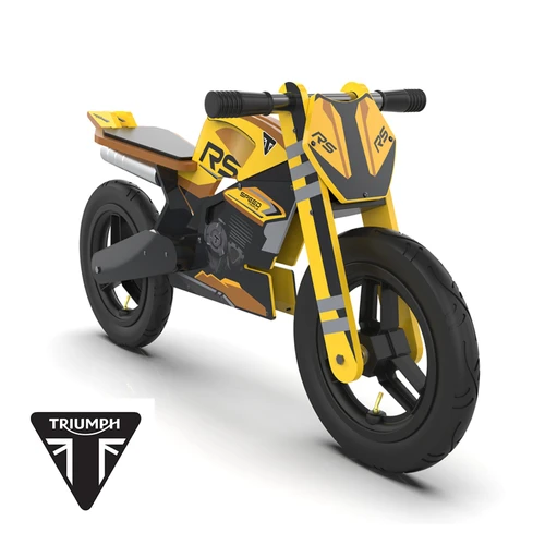 KiddiMoto Triumph Speed Triple 1200 RS Balance Bike - Yellow