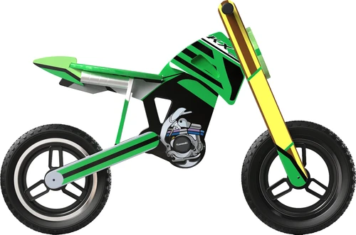 KiddiMoto Kawasaki KX Balance Bike - Yellow