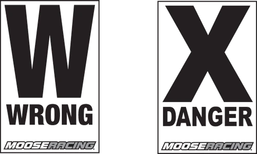 Moose Offroad Danger - Warn Course Arrow