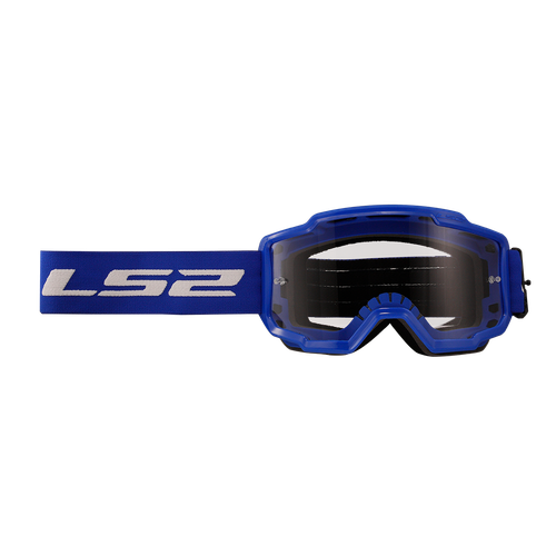 LS2 OTG Charger Googles With Clear Cleans - Blue