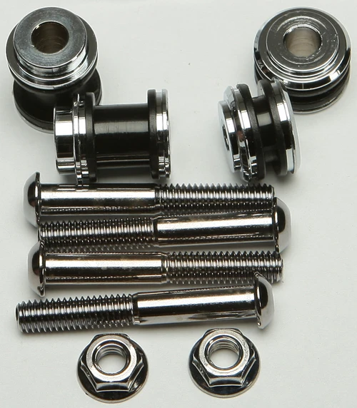 Harddrive Docking Hardware Kit - Chrome - XL 04-24 - Fits: 2004-2022 Harley Davidson (see list)