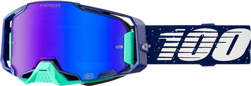 100% Armega Noche Hiper Goggles - Blue Mirror Lens