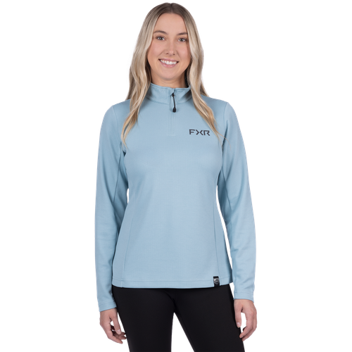FXR Women's Pilot UPF 1/4 Zip Longsleeve