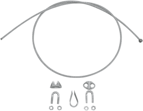 Moose Racing Electric Plow Lift Replacement Components - Loop End Cable