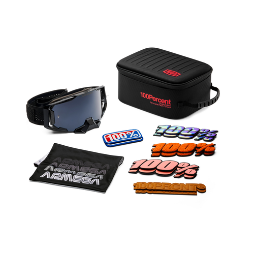 100% Armega LE Custom Goggle Patch Kit - Hiper Silver Mirror