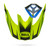 Bell Moto-10 Visor/Mouthpiece Kit Sliced - Matte/Gloss Retina/Blue Bell Moto-10 Visor/Mouthpiece Kit Sliced - Matte/Gloss Retina/Blue