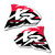 Factory Effex 1997 OEM Tank/Shroud Replacement Graphics For XR250/400/600 86-04