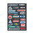 Factory Effex Sport Bike Sponsor Sticker Sheet