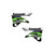 Factory Effex 2012 OEM Replacement Graphic For KX450F 12-15