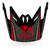 Bell Youth Moto-9 Mips Twitch DBK Helmet Visor Replacement