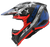 LS2 X-Force Carbon USA Off-Road Helmet - Gloss Carbon / Red / White / Blue - Medium