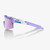 100% Speedcraft XS Sunglasses - Polished Translucent Lavender w/ HiPER Lavender Mirror Lens