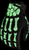 Icon Hooligan Crestfallen Glow-In-The-Dark Gloves