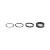 Leatt CeraMAG Headset Spacer Kit - 10/5/2.5/1.5mm