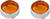 Custom Dynamics Bullet Signal Lenses - Chrome / Amber