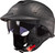LS2 Rebellion 1812 (American Flag) Half-Helmet W/ SunShield - Flat / Matte Black - XS