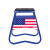 Factory Effex USA Straight Flag V1 Bike Stand