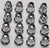 Sedona 12mm X 1.50 60 Degree Tapered Chrome Lug Nut - Box of 16