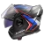 LS2 Advant X Carbon Future II Modular Motorcycle with SunShield Helmet